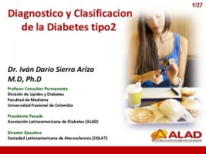 Clasificacion de la diabetes tipo 2