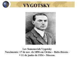 Lev vygotsky nascimento