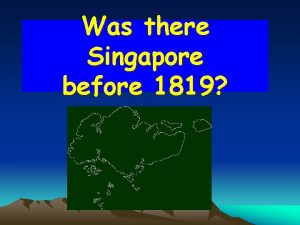 Singapore before 1819