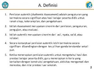 Definisi dari penilaian authentic