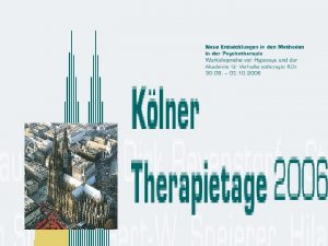 Die Interpersonelle Psychotherapie der Depression Torsten Grttert Florence