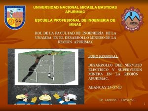 UNIVERSIDAD NACIONAL MICAELA BASTIDAS APURIMAC ESCUELA PROFESIONAL DE