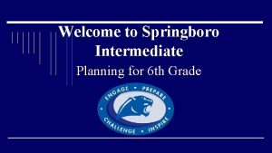 Springboro progress book