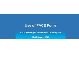 Face form undp