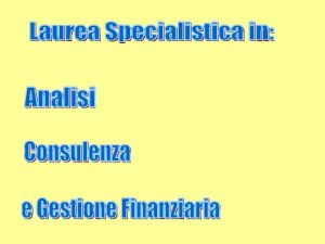 Modena analisi consulenza e gestione finanziaria