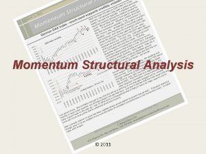 Momentum Structural Analysis 2011 Momentum Structural Analysis MSA