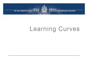 Learning Curves Learning Curve Introduction Learning Curves are