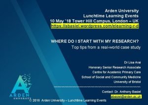 Arden university campus london