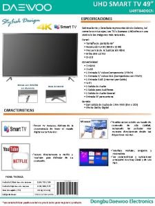 UHD SMART TV 49 U 49 T 8400