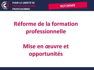 Loi choisir son avenir professionnel Loi choisir son avenir professionnel