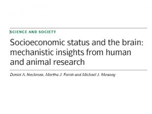 Hypothesis Socioeconomic status SES a measure of ones