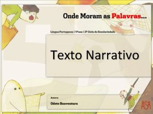 O que é um texto narrativo