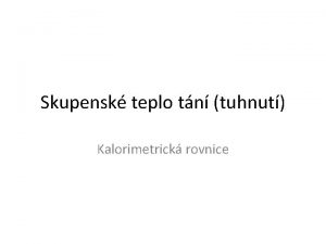 Teplota tání