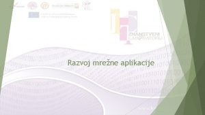 Mrežna aplikacija Mrežna aplikacija