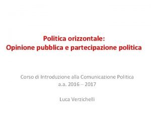 Modello pubblicistico dialogico Modello pubblicistico dialogico