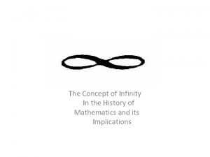 The infinity concept