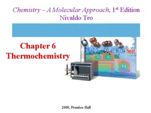 Chemistry A Molecular Approach 1 st Edition Nivaldo