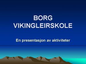 Borg vikingleirskole