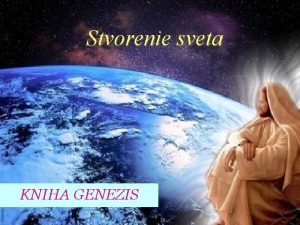 Stvorenie sveta genezis