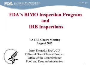 Bimo inspection manual
