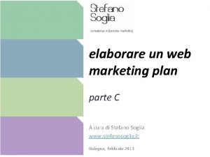 Web marketing plan