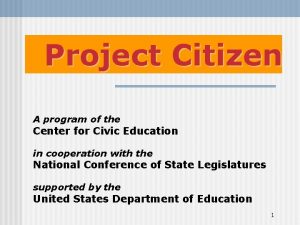 Project citizen ideas