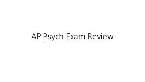 AP Psych Exam Review Research Methods Important Terms