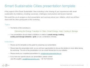 Smart city powerpoint template Smart city powerpoint template