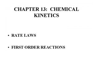 How to determine the rate law of a reaction