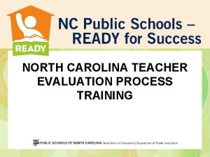 North carolina teacher evaluation rubric indicators