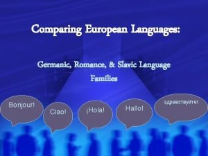Language families