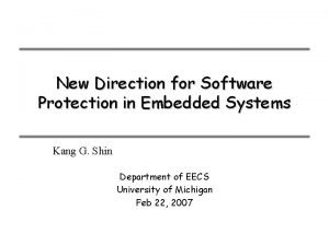 Embedded software protection