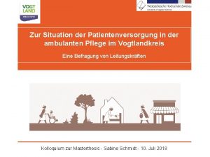 Zur Situation der Patientenversorgung in der ambulanten Pflege