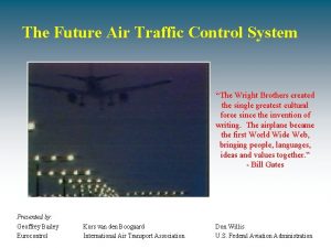 Future air navigation system