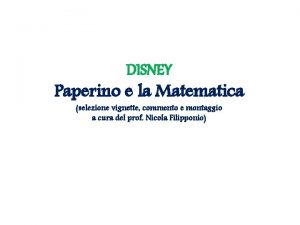 Paperino vignette