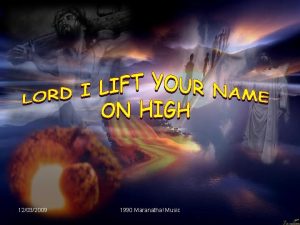 12032009 1990 Maranatha Music 1 LORD I LIFT