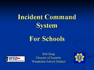 Incident command system schools