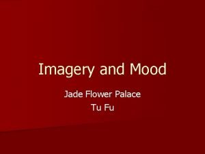 Jade flower palace poem