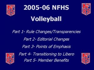Nfhs volleyball signals