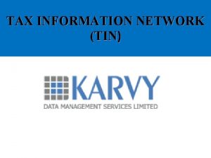 Tax information network