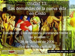 Unidad 13 Las demandas de la nueva vida