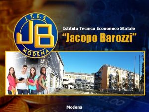 Istituto jacopo barozzi modena