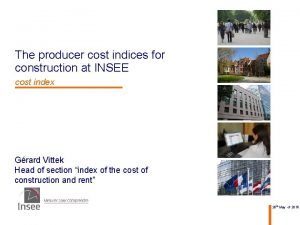 The producer cost indices for construction at INSEE