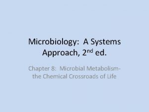 Microbiology A Systems Approach 2 nd ed Chapter