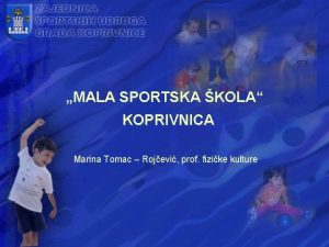 Mala sportska škola koprivnica