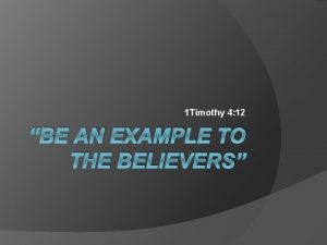 1 timothy 4:12-16