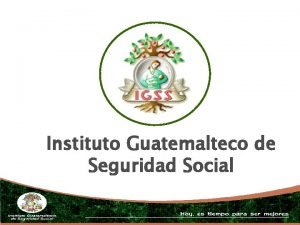 Instituto Guatemalteco de Seguridad Social Historia de la