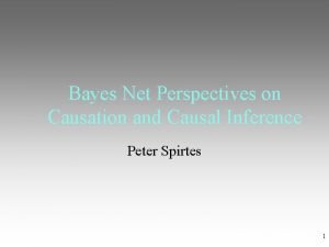 Bayes Net Perspectives on Causation and Causal Inference