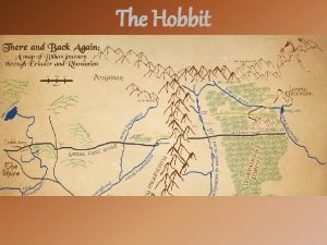 The hobbit chapter 1