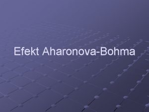 Efekt aharonova-bohma